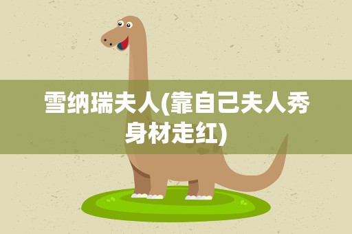 雪纳瑞夫人(靠自己夫人秀身材走红)