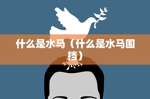 什么是水马（什么是水马围挡）