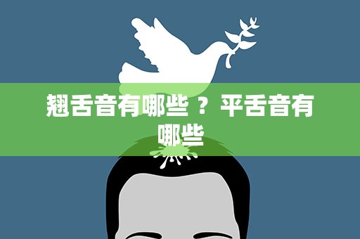 翘舌音有哪些 ？平舌音有哪些