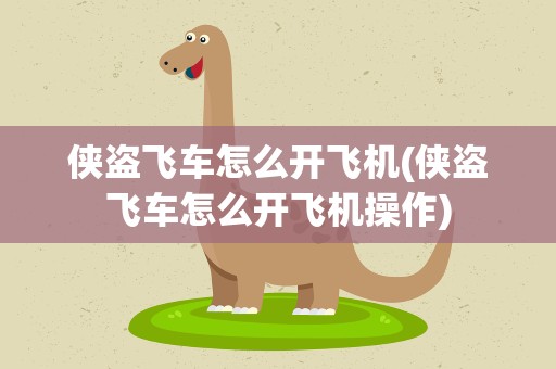 侠盗飞车怎么开飞机(侠盗飞车怎么开飞机操作)