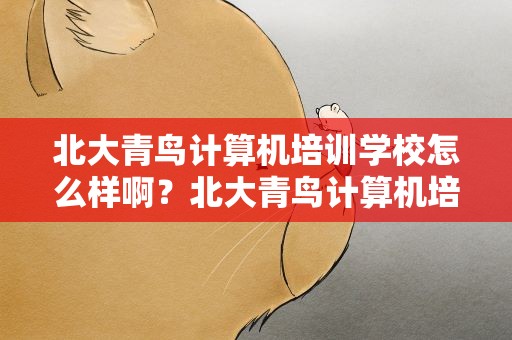 北大青鸟计算机培训学校怎么样啊？北大青鸟计算机培训学校怎么样啊多少钱
