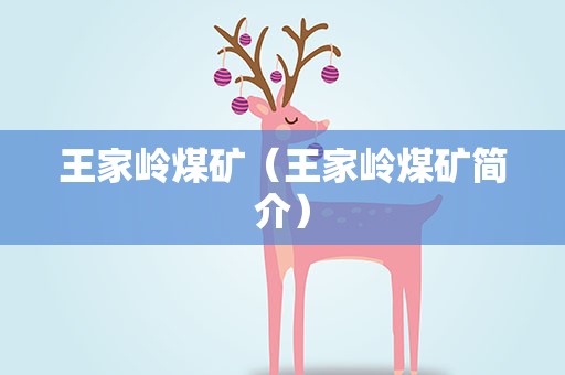 王家岭煤矿（王家岭煤矿简介）