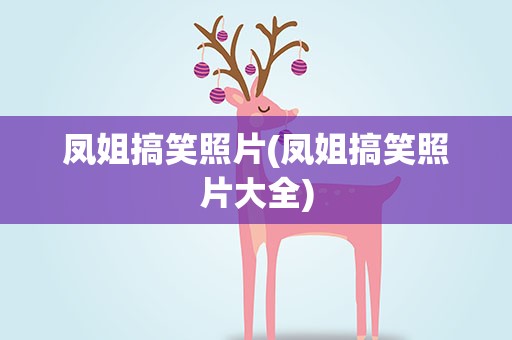凤姐搞笑照片(凤姐搞笑照片大全)