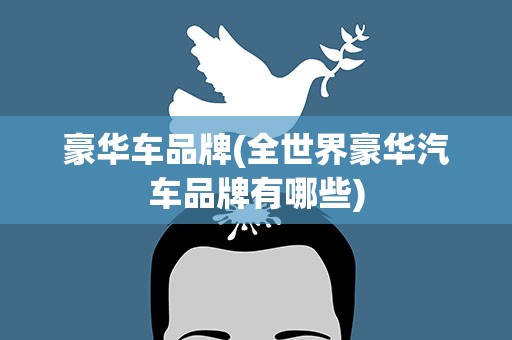 豪华车品牌(全世界豪华汽车品牌有哪些)