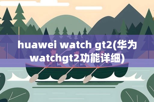 huawei watch gt2(华为watchgt2功能详细)