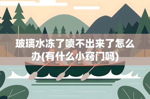 玻璃水冻了喷不出来了怎么办(有什么小窍门吗)