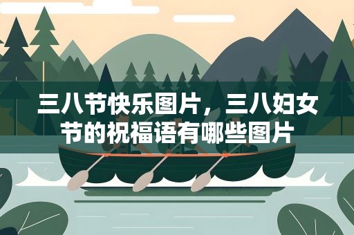 三八节快乐图片，三八妇女节的祝福语有哪些图片