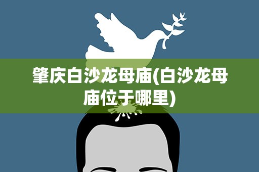 肇庆白沙龙母庙(白沙龙母庙位于哪里)