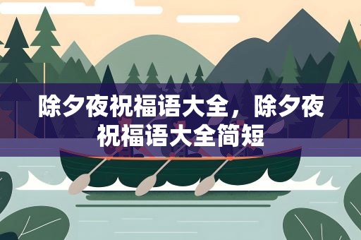 除夕夜祝福语大全，除夕夜祝福语大全简短