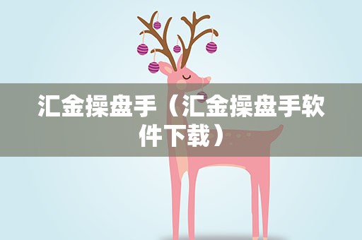 汇金操盘手（汇金操盘手软件下载）