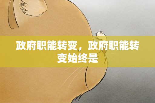 政府职能转变，政府职能转变始终是