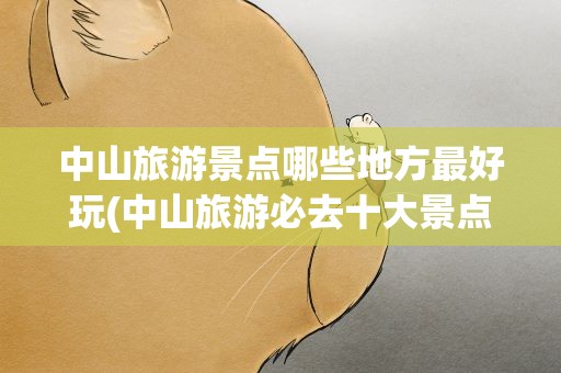 中山旅游景点哪些地方最好玩(中山旅游必去十大景点推荐)