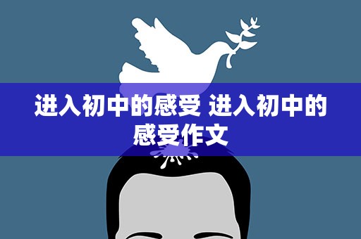 进入初中的感受 进入初中的感受作文