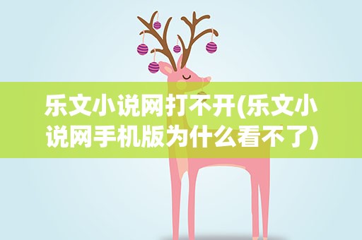 乐文小说网打不开(乐文小说网手机版为什么看不了)