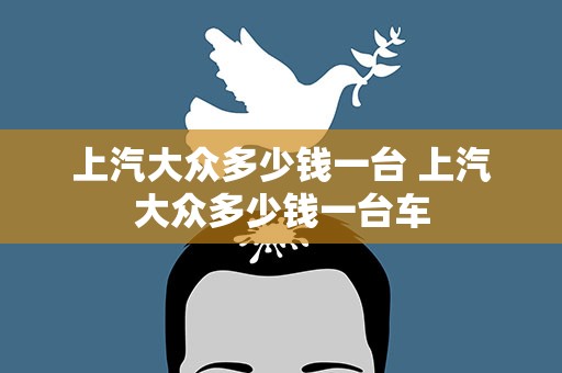 上汽大众多少钱一台 上汽大众多少钱一台车