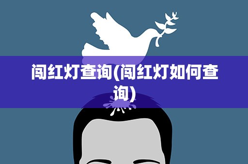 闯红灯查询(闯红灯如何查询)