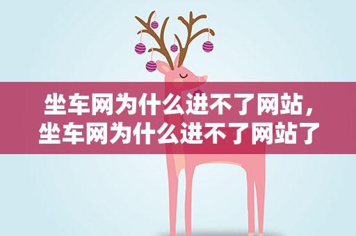 坐车网为什么进不了网站，坐车网为什么进不了网站了