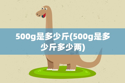 500g是多少斤(500g是多少斤多少两)