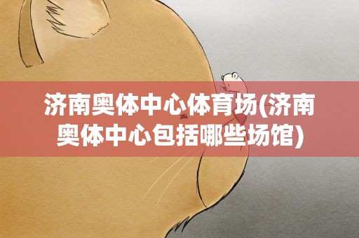 济南奥体中心体育场(济南奥体中心包括哪些场馆)