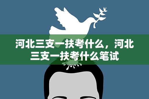 河北三支一扶考什么，河北三支一扶考什么笔试