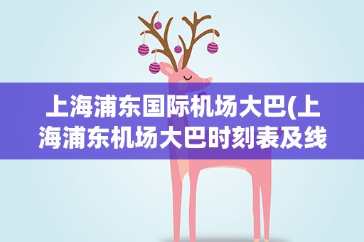 上海浦东国际机场大巴(上海浦东机场大巴时刻表及线路)