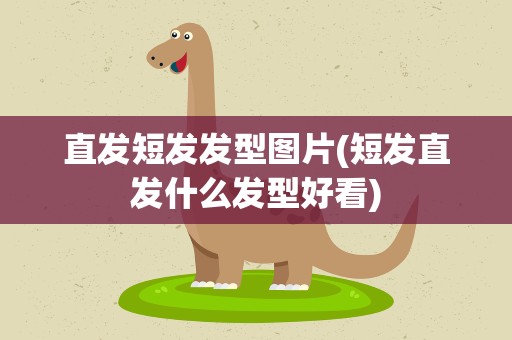 直发短发发型图片(短发直发什么发型好看)