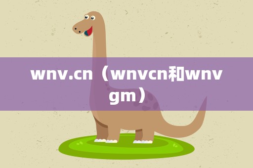 wnv.cn（wnvcn和wnvgm）