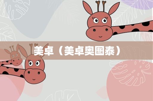 美卓（美卓奥图泰）