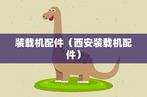 装载机配件（西安装载机配件）