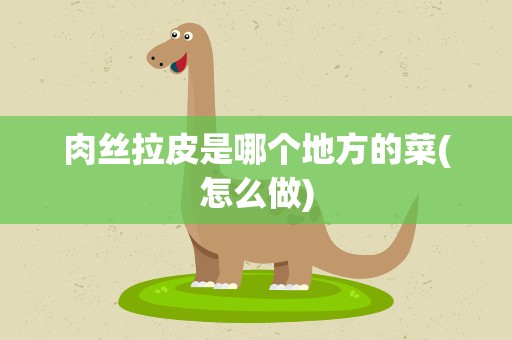 肉丝拉皮是哪个地方的菜(怎么做)