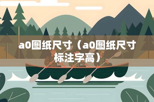 a0图纸尺寸（a0图纸尺寸标注字高）