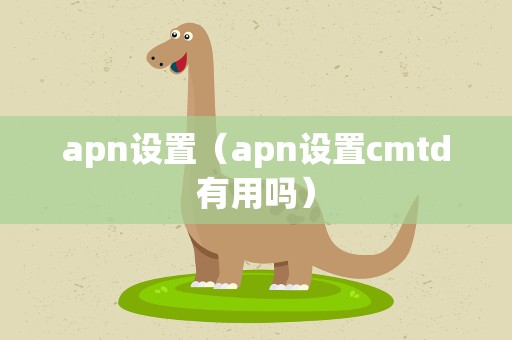 apn设置（apn设置cmtd有用吗）