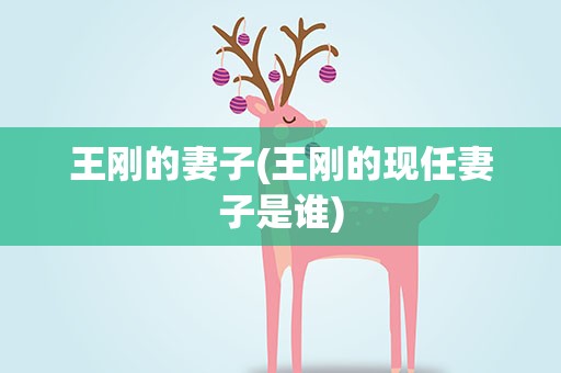 王刚的妻子(王刚的现任妻子是谁)