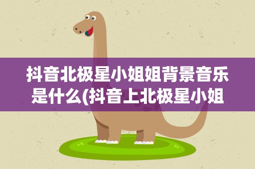 抖音北极星小姐姐背景音乐是什么(抖音上北极星小姐姐的音乐是什么)