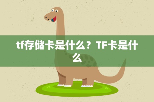 tf存储卡是什么？TF卡是什么