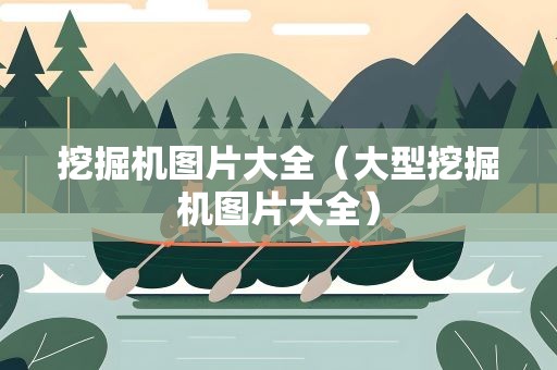 挖掘机图片大全（大型挖掘机图片大全）