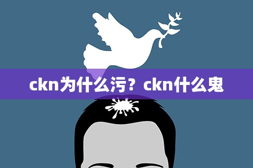 ckn为什么污？ckn什么鬼