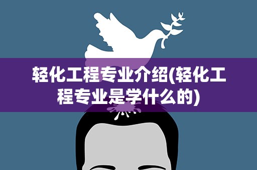 轻化工程专业介绍(轻化工程专业是学什么的)