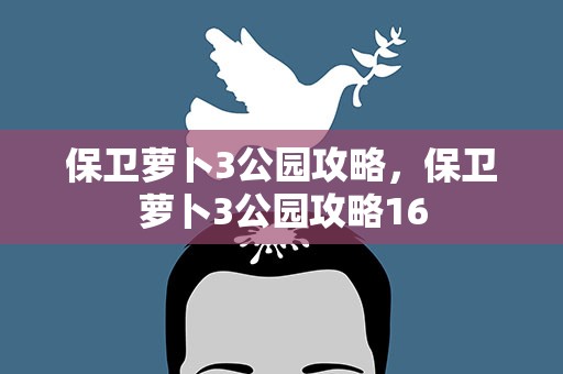 保卫萝卜3公园攻略，保卫萝卜3公园攻略16
