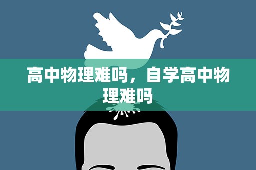 高中物理难吗，自学高中物理难吗