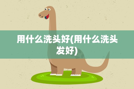 用什么洗头好(用什么洗头发好)