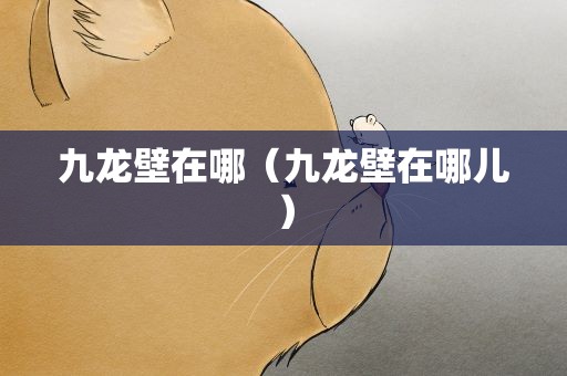 九龙壁在哪（九龙壁在哪儿）