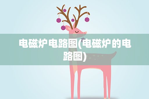 电磁炉电路图(电磁炉的电路图)