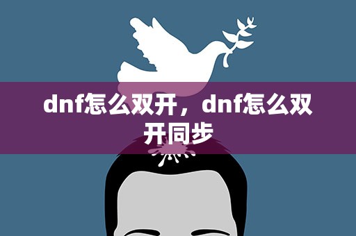 dnf怎么双开，dnf怎么双开同步