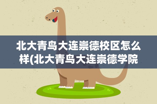 北大青鸟大连崇德校区怎么样(北大青鸟大连崇德学院)