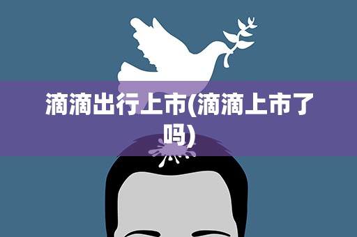 滴滴出行上市(滴滴上市了吗)