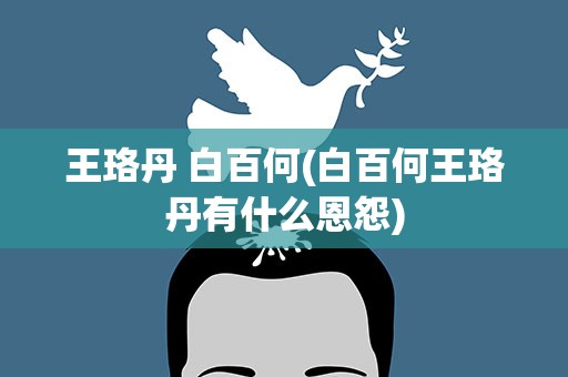 王珞丹 白百何(白百何王珞丹有什么恩怨)