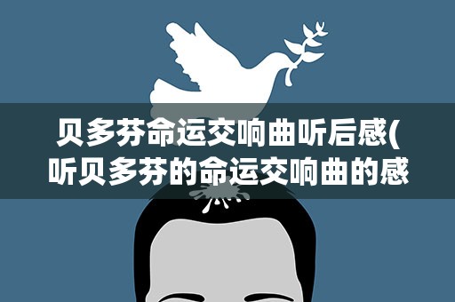 贝多芬命运交响曲听后感(听贝多芬的命运交响曲的感想)