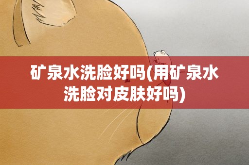 矿泉水洗脸好吗(用矿泉水洗脸对皮肤好吗)
