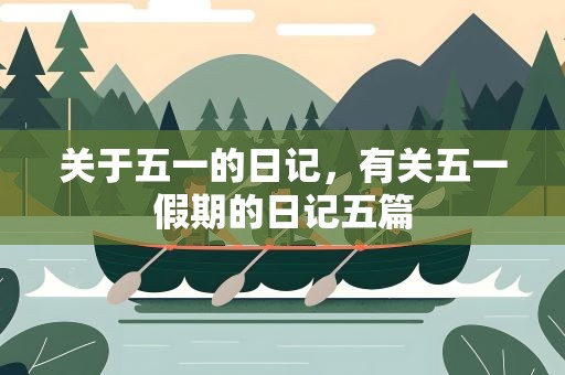 关于五一的日记，有关五一假期的日记五篇